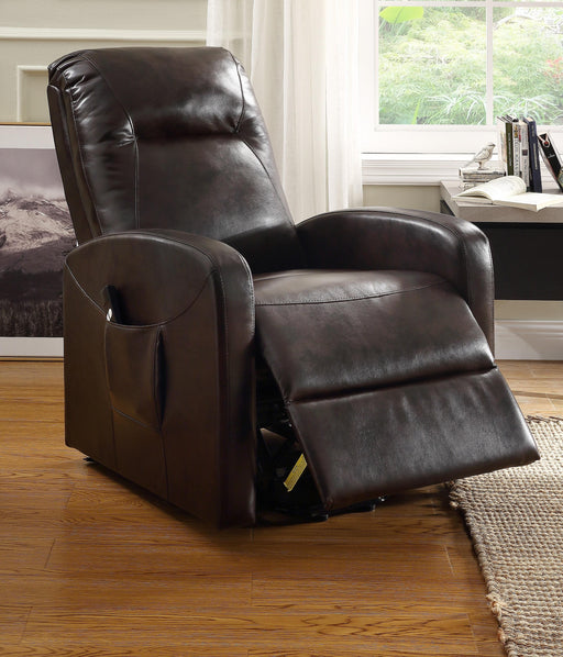 Kasia Espresso PU Recliner w/Power Lift - Tony’s Furniture Store & Linen (GA) - Multi Location