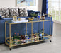 Kenda Clear Glass, Mirrored & Gold Serving Cart - Tony’s Furniture Store & Linen (GA) - Multi Location