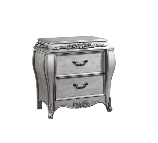 Leonora Vintage Platinum Nightstand - Tony’s Furniture Store & Linen (GA) - Multi Location