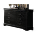 Louis Philippe Black Dresser - Tony’s Furniture Store & Linen (GA) - Multi Location