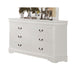 Louis Philippe White Dresser - Tony’s Furniture Store & Linen (GA) - Multi Location