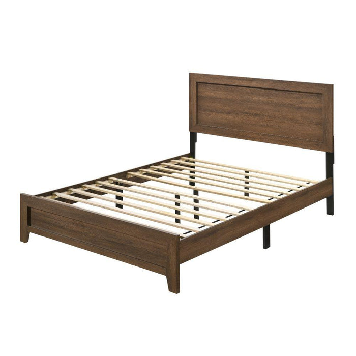 Miquell - Queen Bed - Brown, Light - 84" - Tony’s Furniture Store & Linen (GA) - Multi Location