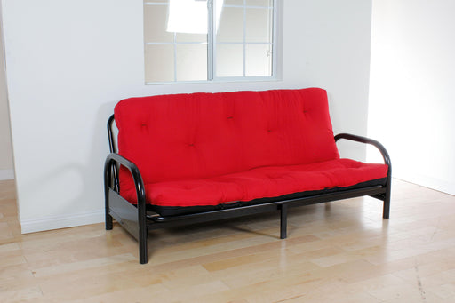 Nabila Red & Black Full Futon Mattress, 6"H - Tony’s Furniture Store & Linen (GA) - Multi Location