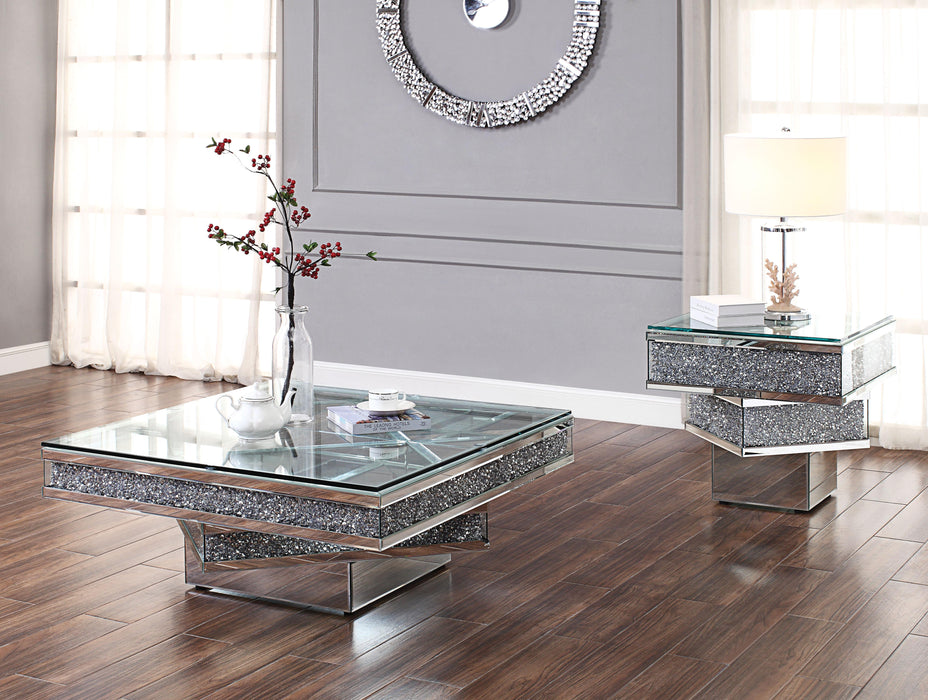 Noralie Mirrored & Faux Diamonds Coffee Table - Tony’s Furniture Store & Linen (GA) - Multi Location