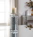 Nysa Mirrored & Faux Crystals Accent Candleholder - Tony’s Furniture Store & Linen (GA) - Multi Location