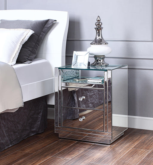 Nysa Mirrored & Faux Crystals Accent Table - Tony’s Furniture Store & Linen (GA) - Multi Location