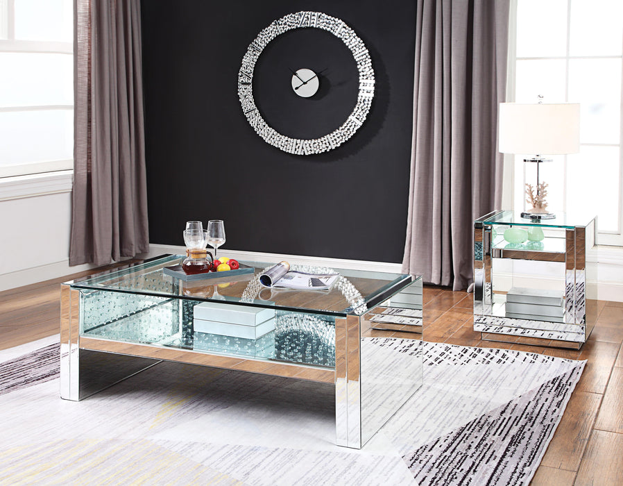 Nysa Mirrored & Faux Crystals Coffee Table - Tony’s Furniture Store & Linen (GA) - Multi Location