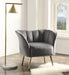 Reese Gray Velvet & Gold Accent Chair - Tony’s Furniture Store & Linen (GA) - Multi Location