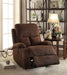 Rosia Chocolate Velvet Recliner (Motion) - Tony’s Furniture Store & Linen (GA) - Multi Location