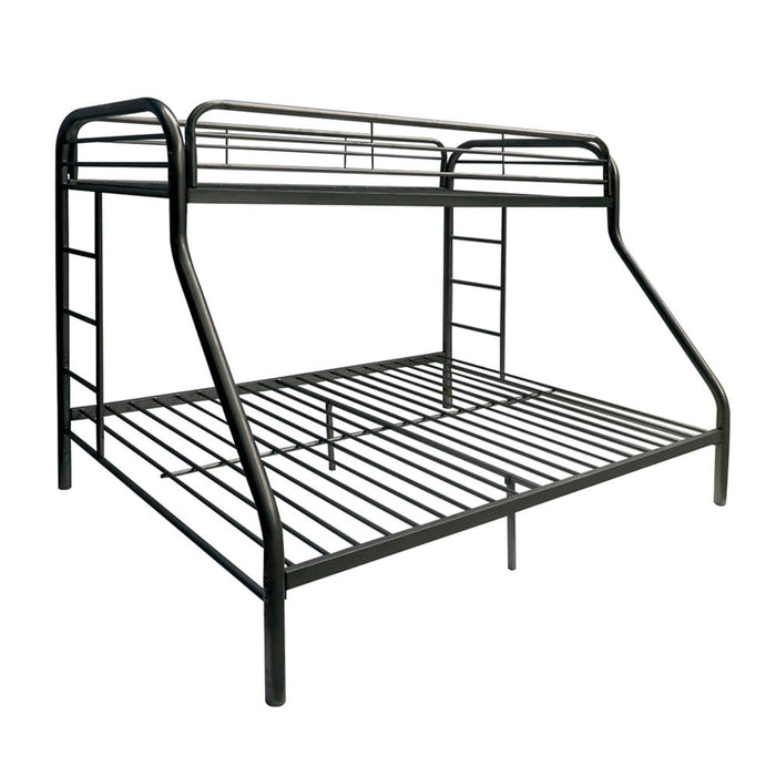 Tritan Black Bunk Bed (Twin/Full) - Tony’s Furniture Store & Linen (GA) - Multi Location