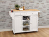 Tullarick Natural & White Kitchen Cart - Tony’s Furniture Store & Linen (GA) - Multi Location