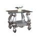Versailles Antique Platinum & Clear Glass End Table - Tony’s Furniture Store & Linen (GA) - Multi Location