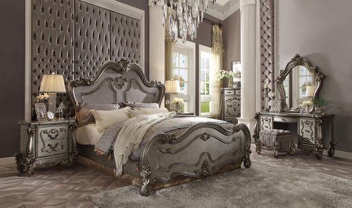Versailles Antique Platinum Queen Bed - Tony’s Furniture Store & Linen (GA) - Multi Location