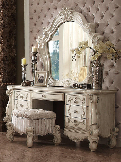Versailles Bone White Vanity Desk - Tony’s Furniture Store & Linen (GA) - Multi Location