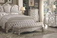 Versailles Ivory Fabric & Bone White Bench - Tony’s Furniture Store & Linen (GA) - Multi Location