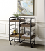 Vorrik Black & Walnut Serving Cart - Tony’s Furniture Store & Linen (GA) - Multi Location