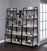 Wendral Natural & Black Bookshelf (5-Tier, 23"L) - Tony’s Furniture Store & Linen (GA) - Multi Location