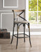 Zaire Antique Copper & Antique Oak Bar Chair (1Pc) - Tony’s Furniture Store & Linen (GA) - Multi Location
