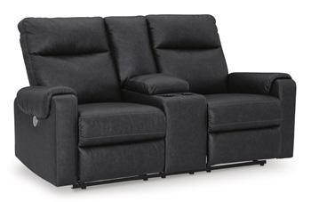 Axtellton Power Reclining Loveseat with Console - Tony’s Furniture Store & Linen (GA) - Multi Location