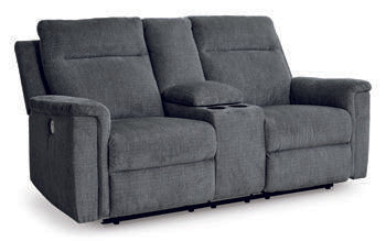 Barnsana Power Reclining Loveseat with Console - Tony’s Furniture Store & Linen (GA) - Multi Location