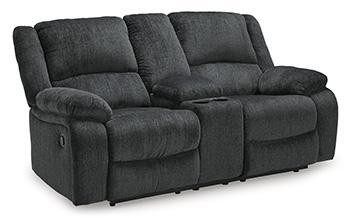 Draycoll Reclining Loveseat with Console - Tony’s Furniture Store & Linen (GA) - Multi Location