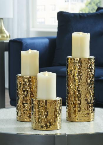 Marisa Candle Holder (Set of 3) - Tony’s Furniture Store & Linen (GA) - Multi Location