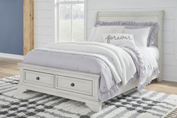 Robbinsdale Sleigh Storage Bed - Tony’s Furniture Store & Linen (GA) - Multi Location