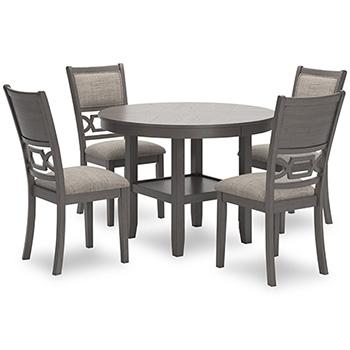 Wrenning Dining Table and 4 Chairs (Set of 5) - Tony’s Furniture Store & Linen (GA) - Multi Location