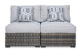 Harbor Court Armless Chair with Cushion (Set of 2) - Tony’s Furniture Store & Linen (GA) - Multi Location