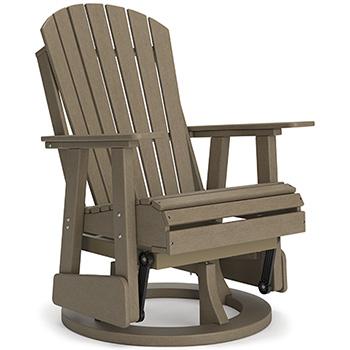 Hyland wave Outdoor Swivel Glider Chair - Tony’s Furniture Store & Linen (GA) - Multi Location