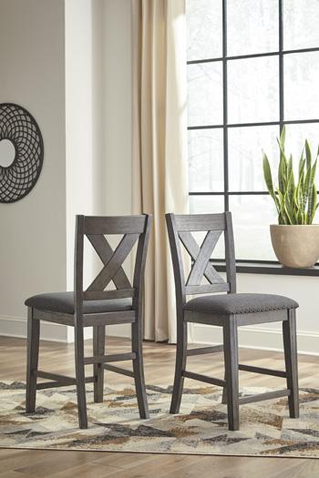 Caitbrook Counter Height Upholstered Bar Stool - Tony’s Furniture Store & Linen (GA) - Multi Location