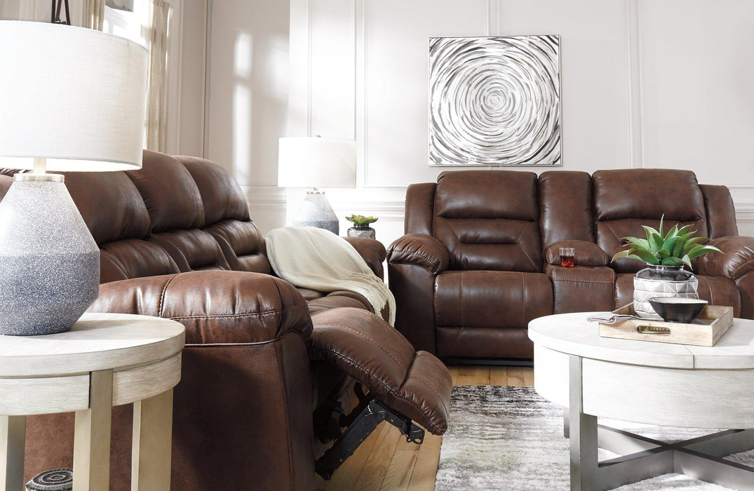 Stoneland Reclining Loveseat with Console - Tony’s Furniture Store & Linen (GA) - Multi Location