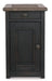 Tyler Creek Chairside End Table with USB Ports & Outlets - Tony’s Furniture Store & Linen (GA) - Multi Location