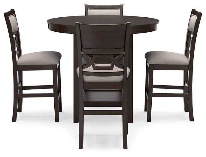 Langwest Counter Height Dining Table and 4 Barstools (Set of 5) - Tony’s Furniture Store & Linen (GA) - Multi Location