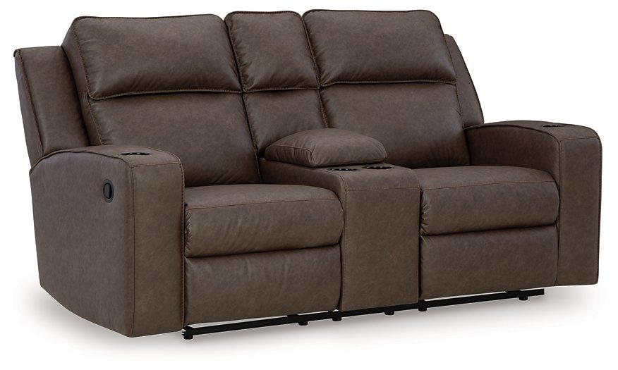 Lavenhorne Reclining Loveseat with Console - Tony’s Furniture Store & Linen (GA) - Multi Location