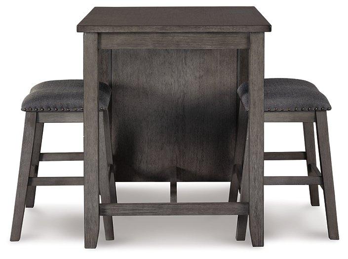 Caitbrook Counter Height Dining Table and Bar Stools (Set of 3) - Tony’s Furniture Store & Linen (GA) - Multi Location