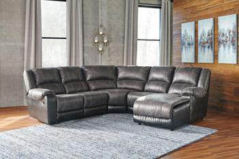 Nantahala 3-Piece Reclining Sectional with Chaise - Tony’s Furniture Store & Linen (GA) - Multi Location