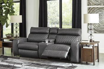 Samperstone Power Reclining Sectional - Tony’s Furniture Store & Linen (GA) - Multi Location