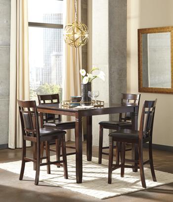 Bennox Counter Height Dining Table and Bar Stools (Set of 5) - Tony’s Furniture Store & Linen (GA) - Multi Location
