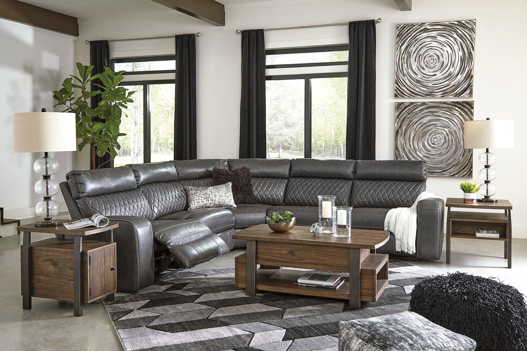 Samperstone Power Reclining Sectional - Tony’s Furniture Store & Linen (GA) - Multi Location