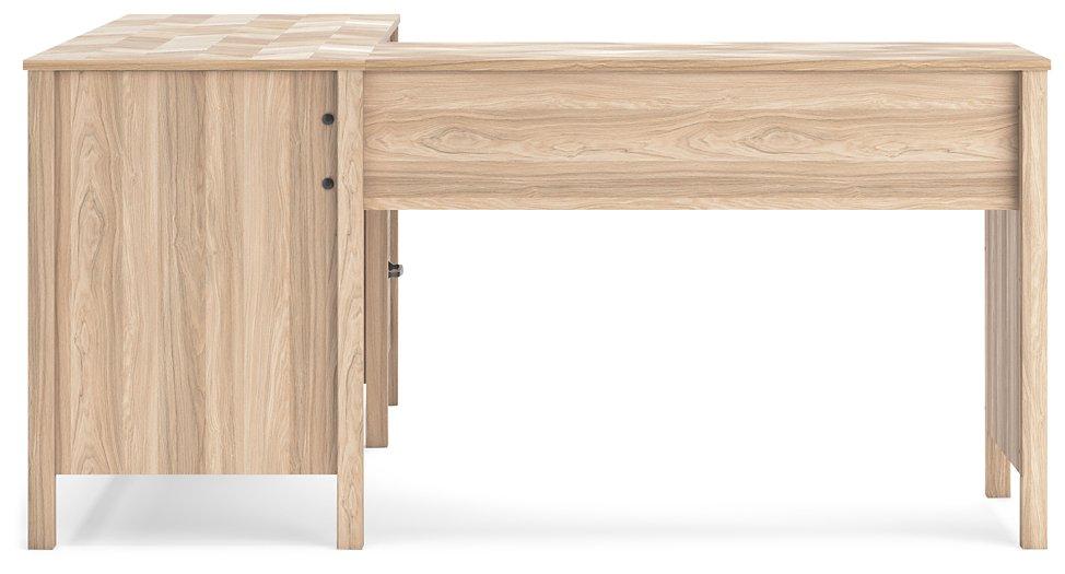 Battelle 60" Home Office Desk with Return - Tony’s Furniture Store & Linen (GA) - Multi Location