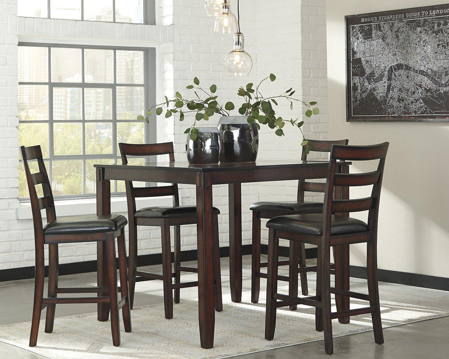Coviar Counter Height Dining Table and Bar Stools (Set of 5) - Tony’s Furniture Store & Linen (GA) - Multi Location