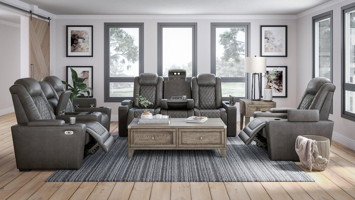 HyllMont Power Reclining Living Room Set - Tony’s Furniture Store & Linen (GA) - Multi Location