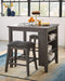 Caitbrook Counter Height Dining Table and Bar Stools (Set of 3) - Tony’s Furniture Store & Linen (GA) - Multi Location