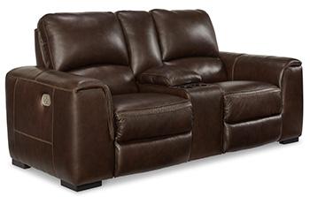 Alessandro Power Reclining Loveseat with Console - Tony’s Furniture Store & Linen (GA) - Multi Location