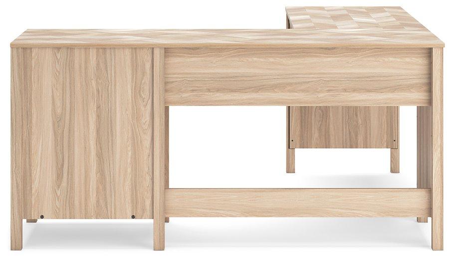 Battelle 60" Home Office Desk with Return - Tony’s Furniture Store & Linen (GA) - Multi Location