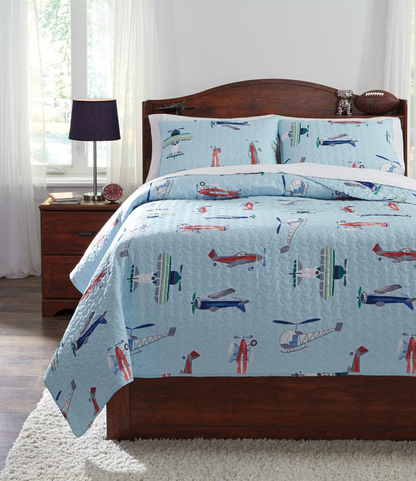 McAllen 3-Piece Quilt Set - Tony’s Furniture Store & Linen (GA) - Multi Location
