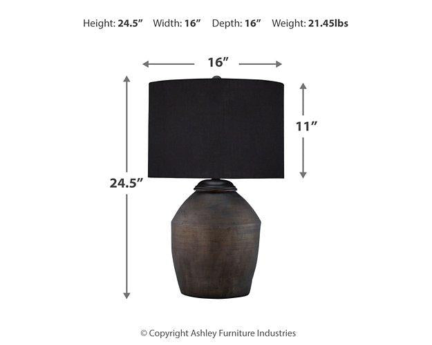 Naareman Lamp Set - Tony’s Furniture Store & Linen (GA) - Multi Location