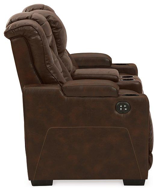 Owner's Box Power Reclining Loveseat with Console - Tony’s Furniture Store & Linen (GA) - Multi Location