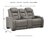 The Man-Den Power Reclining Loveseat with Console - Tony’s Furniture Store & Linen (GA) - Multi Location
